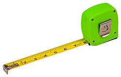 Retractable Measuring Tape with Locking Mechanism